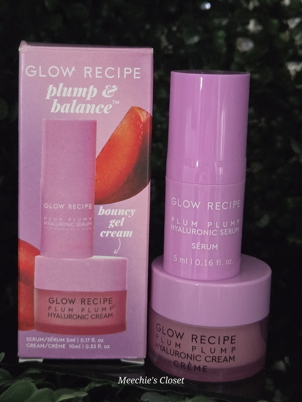 Glow Recipe Plum Plump Plump & Balance Hyaluronic Kit (Serum + Cream)